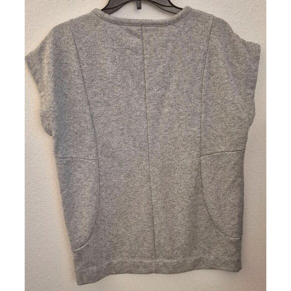 Banana Republic Grey Relaxed Fit Sleeveless Lounge Pullover Top Size M EUC - Picture 4 of 7